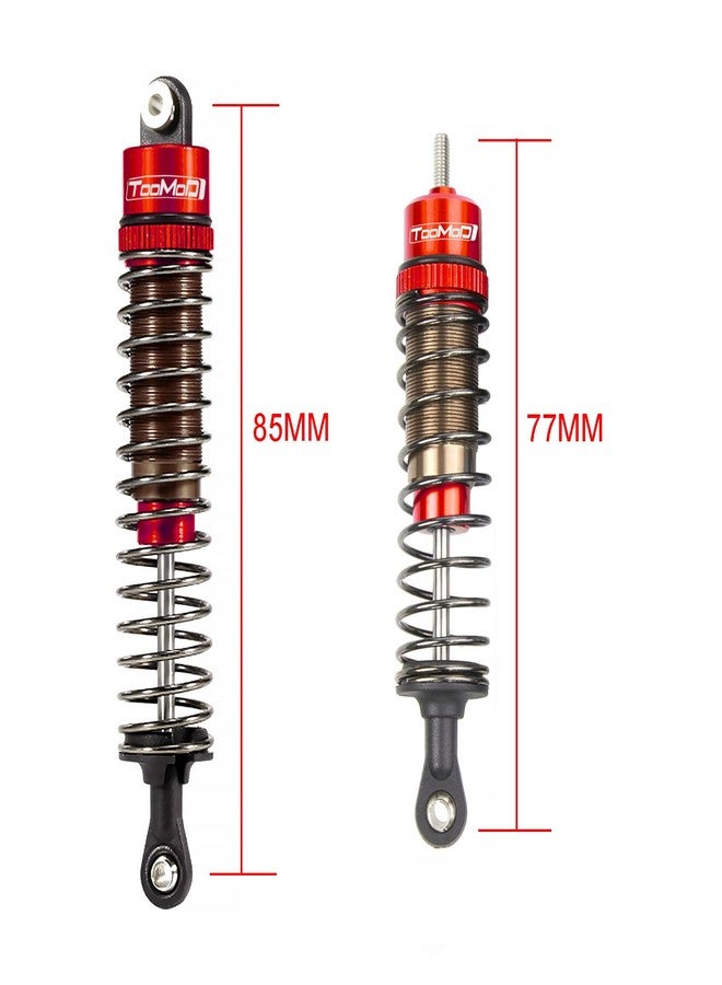 TOOMOD RC Car Oil Shocks Absorber Damper for Tamiya Grasshopper 2 / Super Hornet/Replacement Upgrade Parts (Red) - Image 2